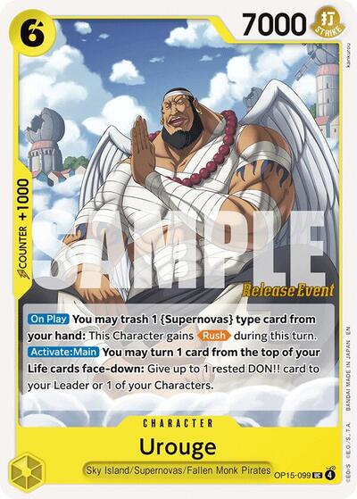 Urouge (OP15-099) [Adventure on Kami's Island Release Event Cards] | Jack's On Queen