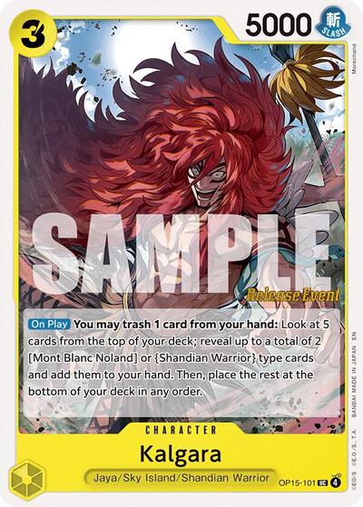 Kalgara (OP15-101) [Adventure on Kami's Island Release Event Cards] | Jack's On Queen