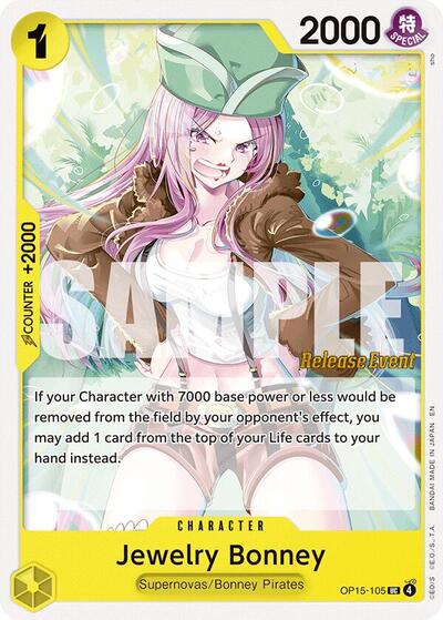 Jewelry Bonney (OP15-105) (OP15-105) [Adventure on Kami's Island Release Event Cards] | Jack's On Queen
