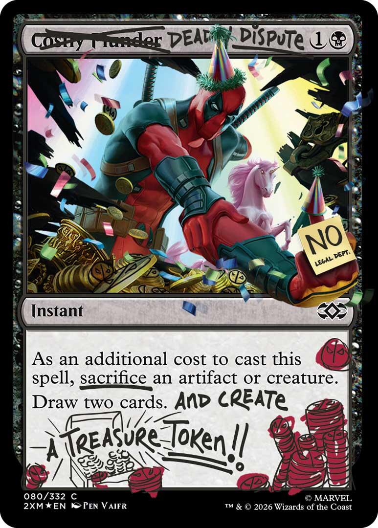 Deadly Dispute (080) (Pool Party Foil) [Secret Lair Drop Series] | Jack's On Queen