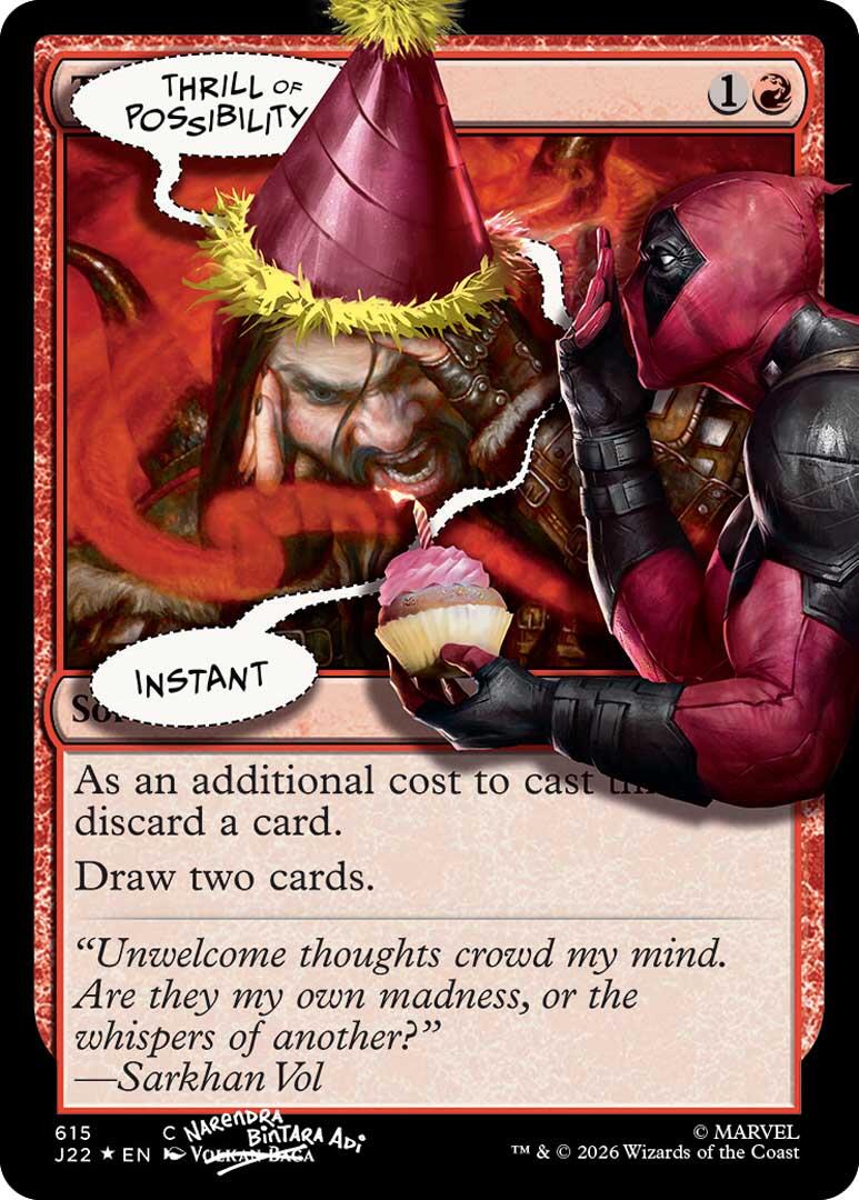 Thrill of Possibility (615) (Pool Party Foil) [Secret Lair Drop Series] | Jack's On Queen