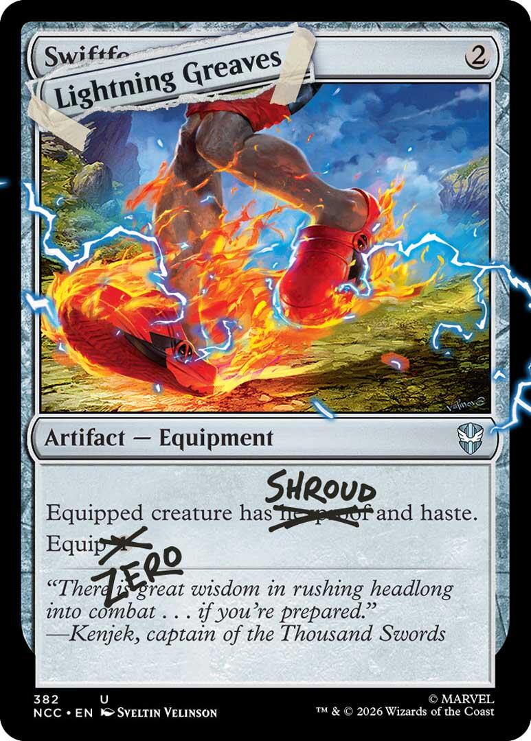 Lightning Greaves (382) [Secret Lair Drop Series] | Jack's On Queen
