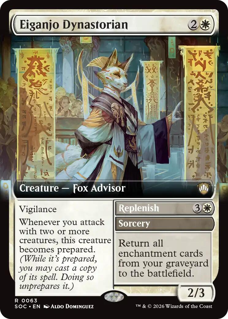 Eiganjo Dynastorian (Extended Art) [Secrets of Strixhaven Commander] | Jack's On Queen