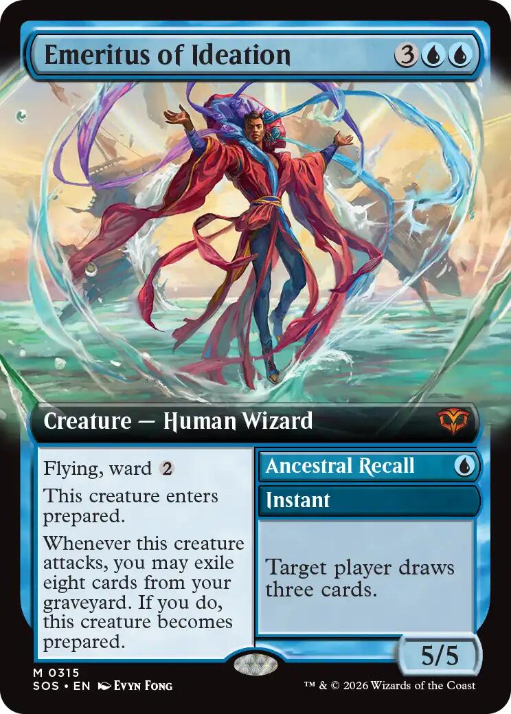 Emeritus of Ideation (Extended Art) [Secrets of Strixhaven] | Jack's On Queen