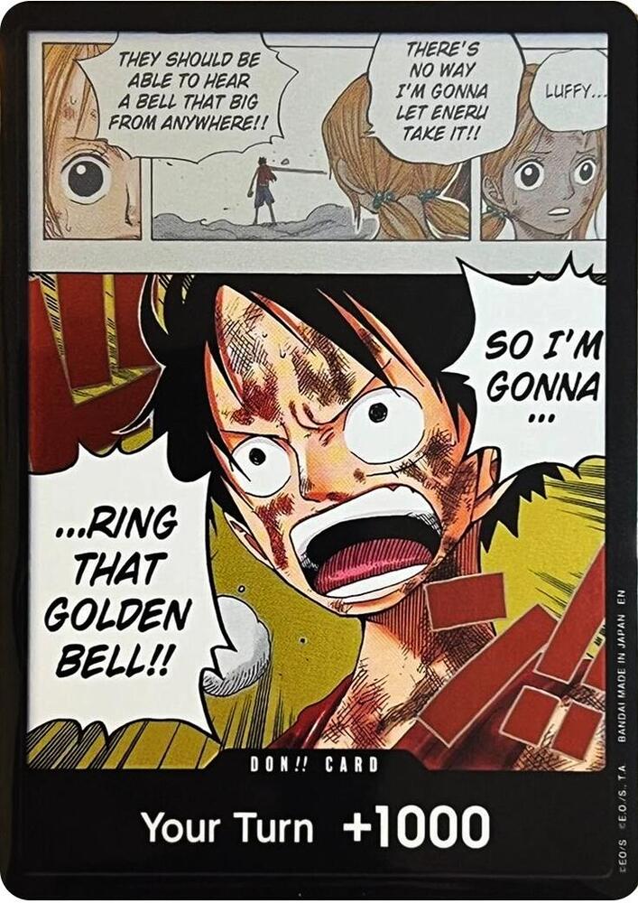 DON!! Card (Luffy) [Adventure on Kami's Island] | Jack's On Queen