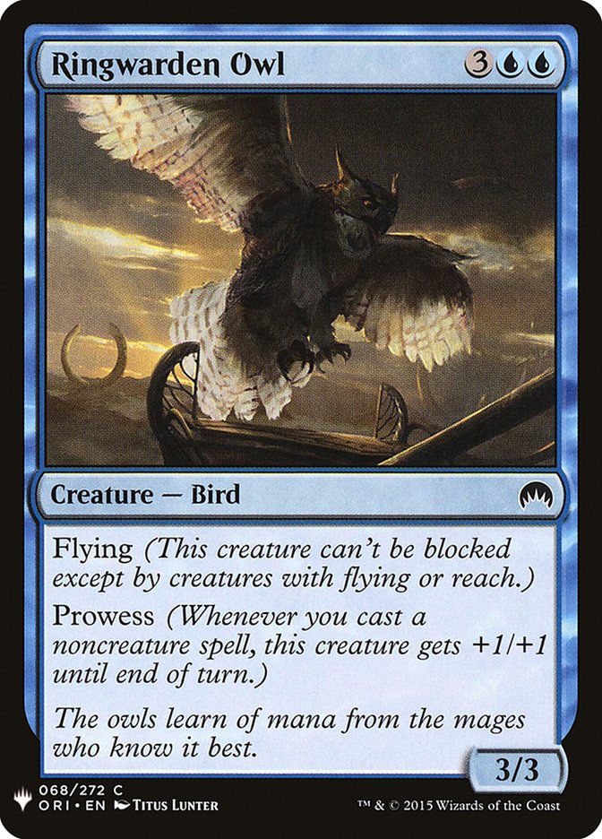 Ringwarden Owl [Mystery Booster] | Jack's On Queen