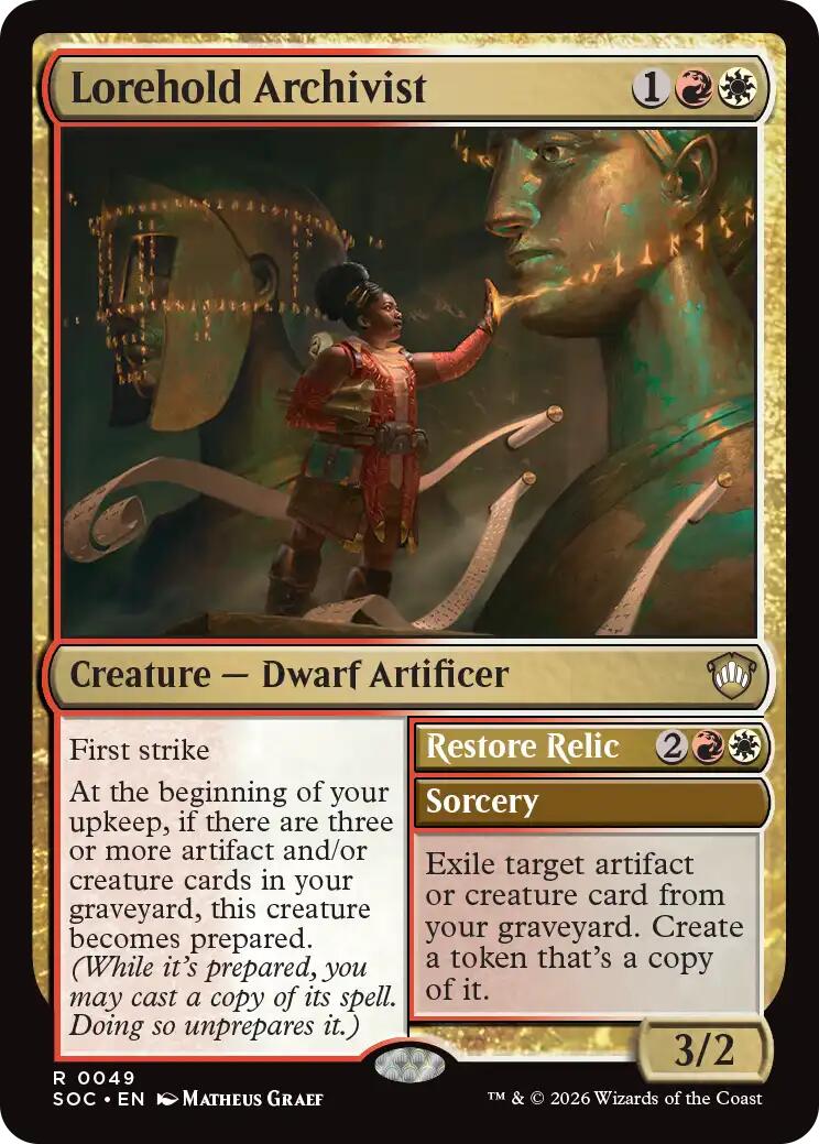 Lorehold Archivist [Secrets of Strixhaven Commander] | Jack's On Queen