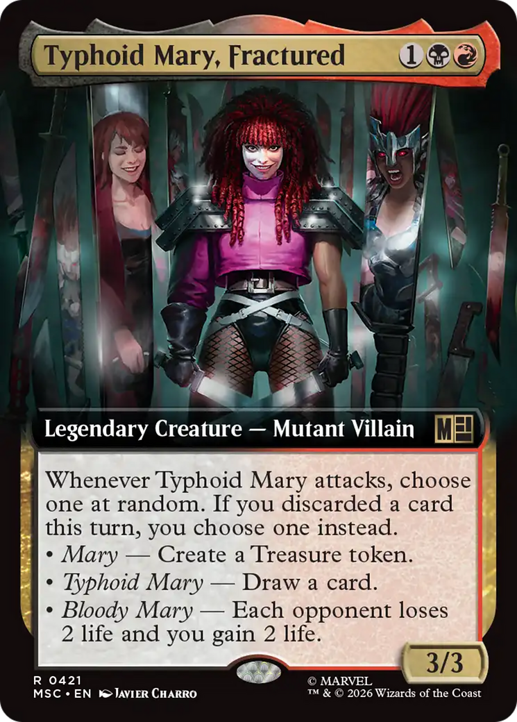 Typhoid Mary, Fractured (Extended Art) [Marvel Super Heroes Commander] | Jack's On Queen