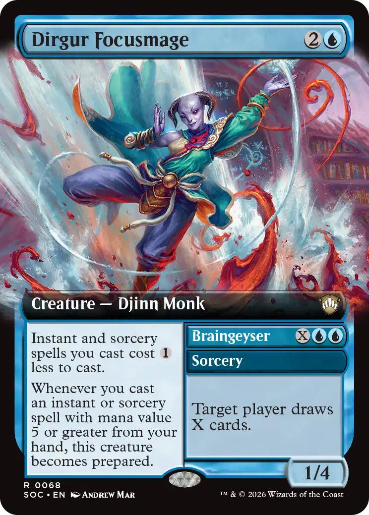 Dirgur Focusmage (Extended Art) [Secrets of Strixhaven Commander] | Jack's On Queen