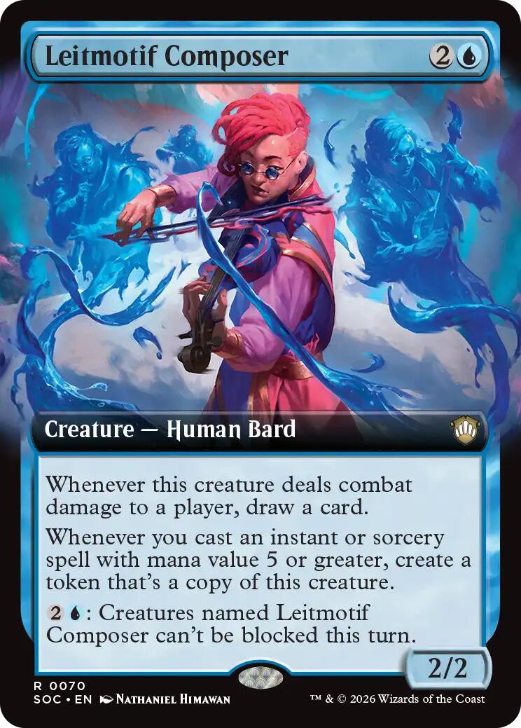 Leitmotif Composer (Extended Art) [Secrets of Strixhaven Commander] | Jack's On Queen