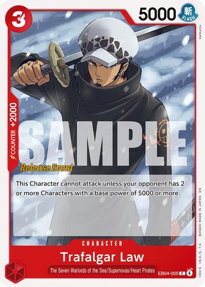Trafalgar Law (EB04-005) [Adventure on Kami's Island Release Event Cards] | Jack's On Queen