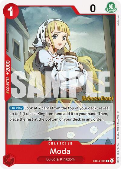 Moda (EB04-006) [Adventure on Kami's Island Release Event Cards] | Jack's On Queen