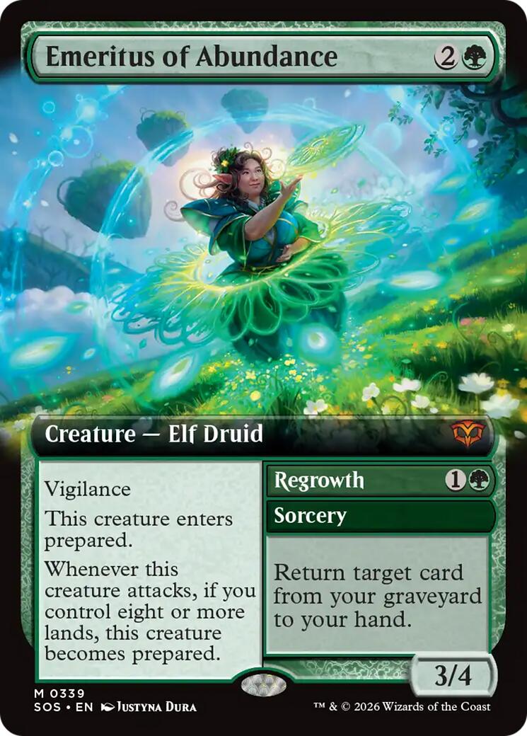 Emeritus of Abundance (Extended Art) [Secrets of Strixhaven] | Jack's On Queen