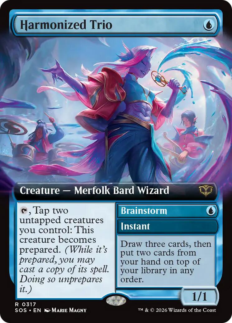 Harmonized Trio (Extended Art) [Secrets of Strixhaven] | Jack's On Queen