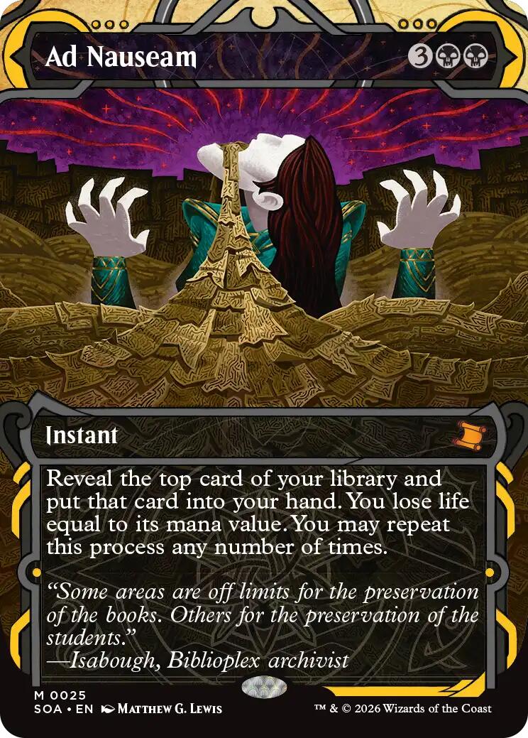 Ad Nauseam [Secrets of Strixhaven: Mystical Archive] | Jack's On Queen