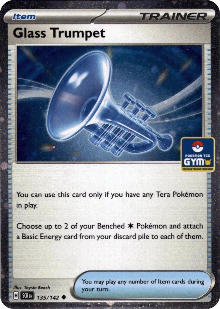 Glass Trumpet (135/142) (Gym Stamp Asia Exclusive) [Miscellaneous Cards] | Jack's On Queen