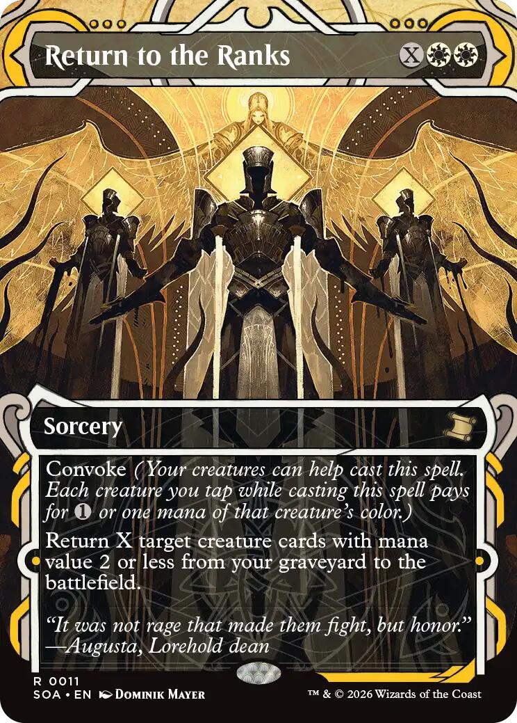 Return to the Ranks [Secrets of Strixhaven: Mystical Archive] | Jack's On Queen