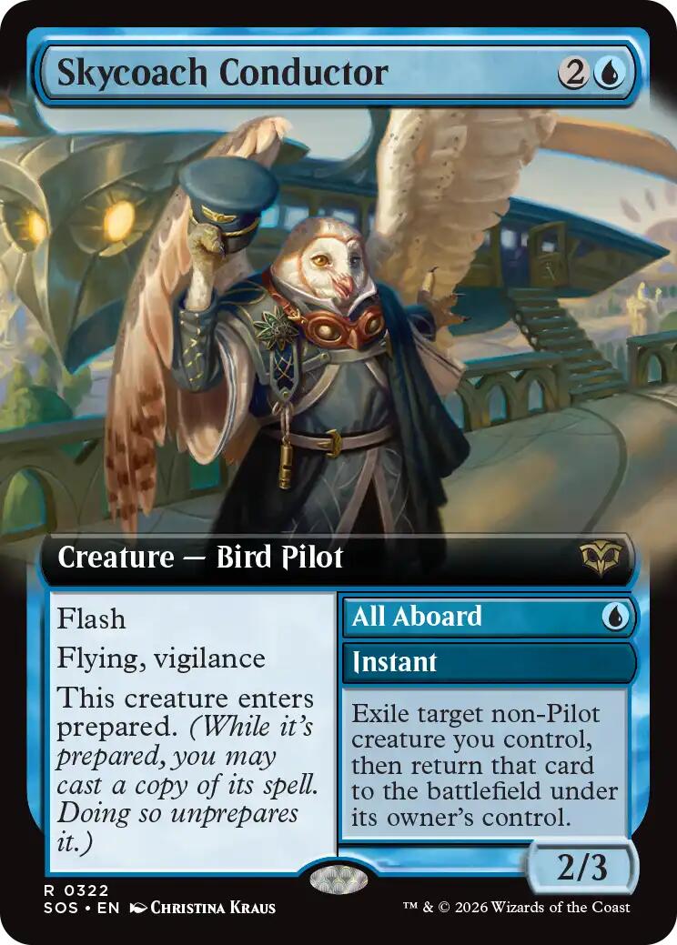 Skycoach Conductor (Extended Art) [Secrets of Strixhaven] | Jack's On Queen