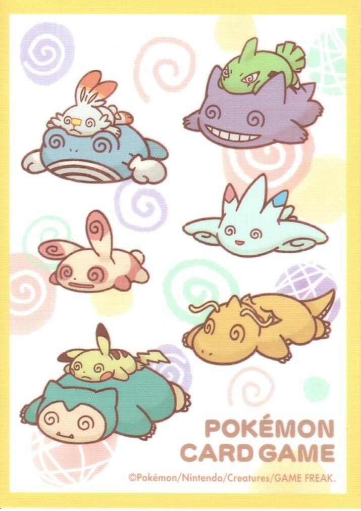 Card Sleeves - Chikara Tsukita Fainted (64 Pack) (Pokemon Center Japan Exclusive) | Jack's On Queen