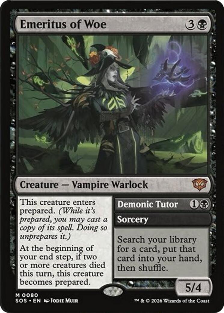 Emeritus of Woe [Secrets of Strixhaven] | Jack's On Queen