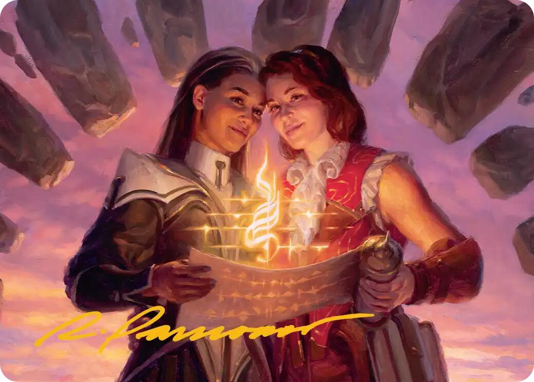 Joined Researchers Art Card (Gold-Stamped Signature) [Secrets of Strixhaven Art Series] | Jack's On Queen