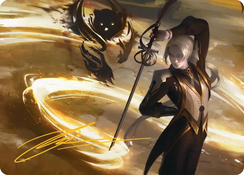 Rapier Wit Art Card (Gold-Stamped Signature) [Secrets of Strixhaven Art Series] | Jack's On Queen