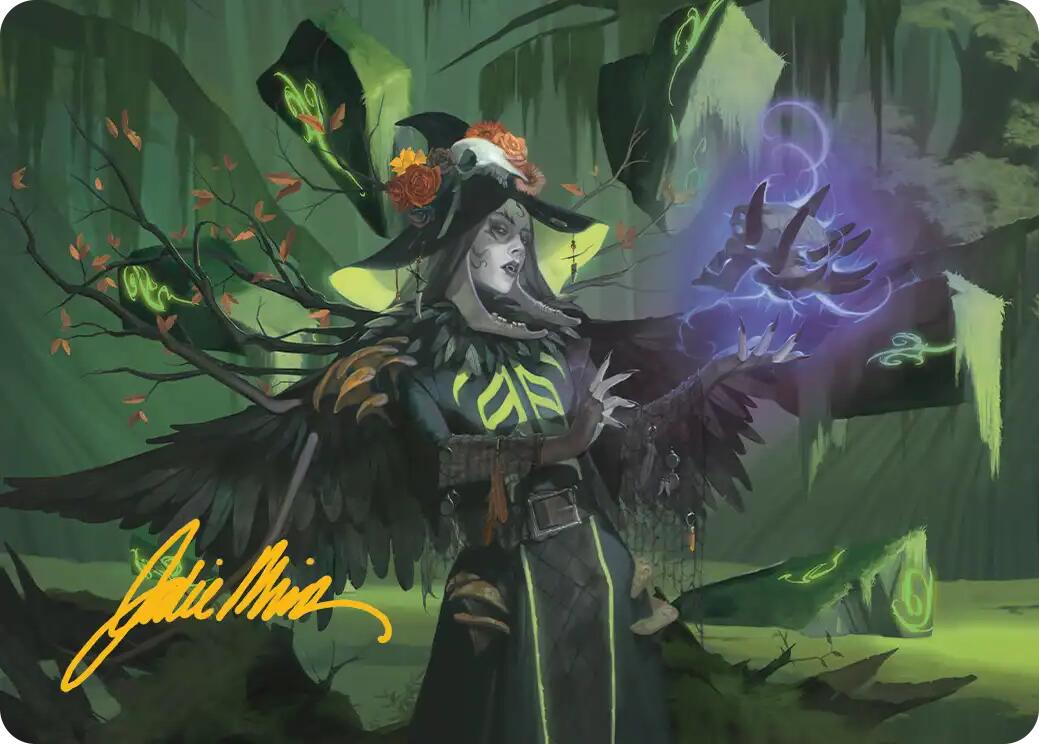 Emeritus of Woe Art Card (Gold-Stamped Signature) [Secrets of Strixhaven Art Series] | Jack's On Queen