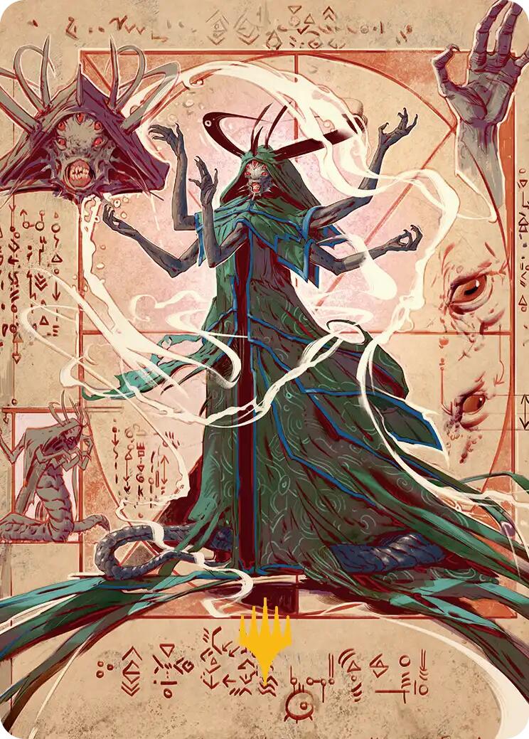 Tragedy Feaster Art Card (Gold-Stamped Planeswalker Symbol) [Secrets of Strixhaven Art Series] | Jack's On Queen