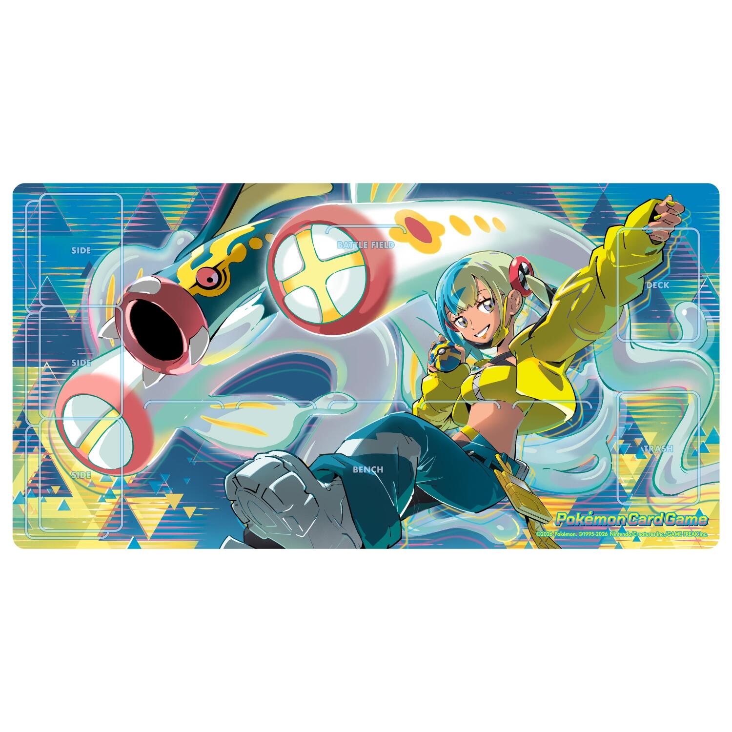 Playmat - Canary & Mega Elektross (Pokemon Center Japan Exclusive) | Jack's On Queen