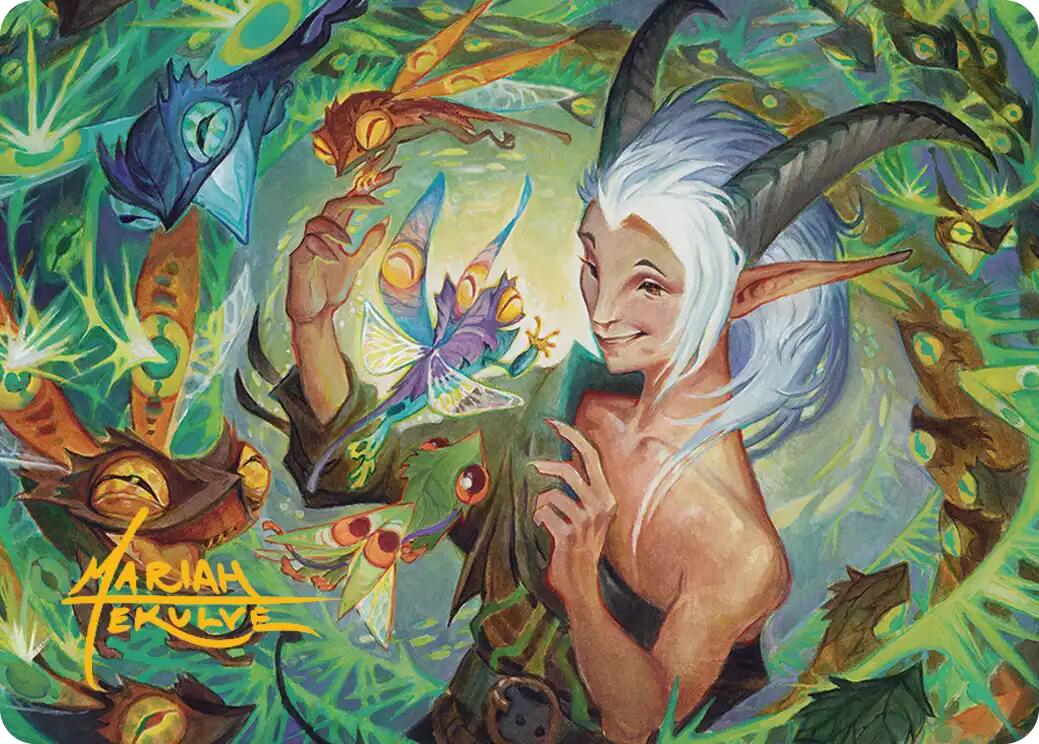 Lumaret's Favor Art Card (Gold-Stamped Signature) [Secrets of Strixhaven Art Series] | Jack's On Queen
