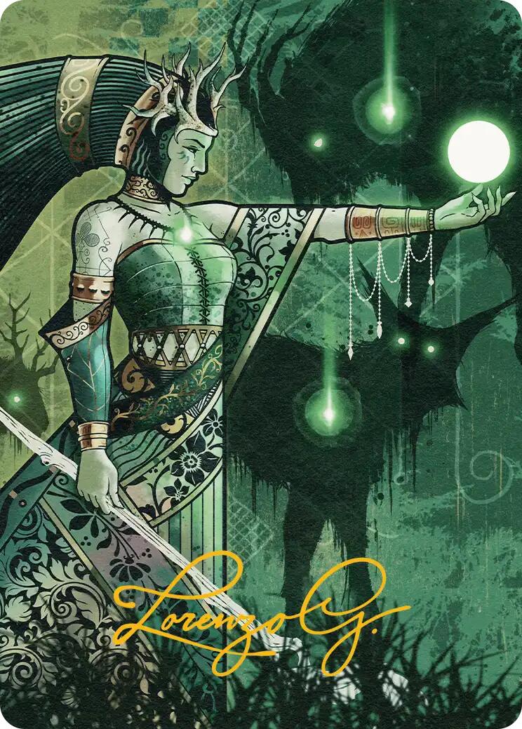 Shamanic Revelation Art Card (Gold-Stamped Signature) [Secrets of Strixhaven Art Series] | Jack's On Queen
