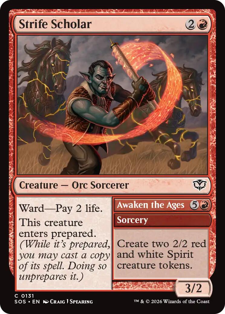 Strife Scholar [Secrets of Strixhaven] | Jack's On Queen