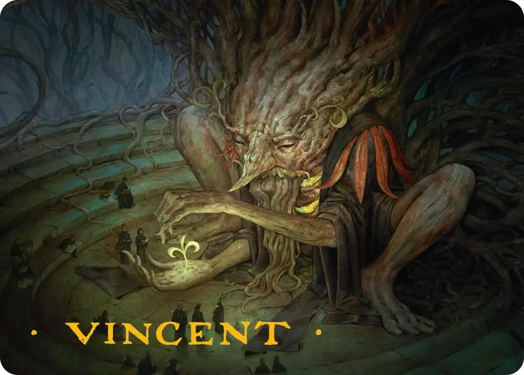 Old-Growth Educator Art Card (Gold-Stamped Signature) [Secrets of Strixhaven Art Series] | Jack's On Queen