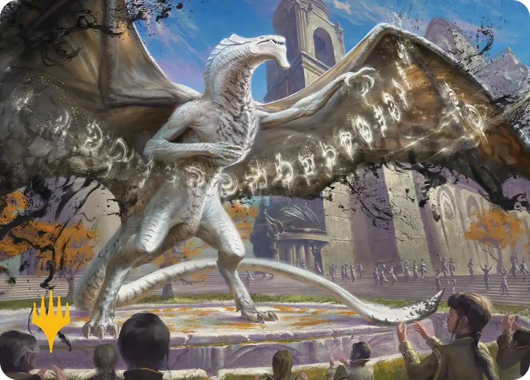 Silverquill, the Disputant Art Card (Gold-Stamped Planeswalker Symbol) [Secrets of Strixhaven Art Series] | Jack's On Queen