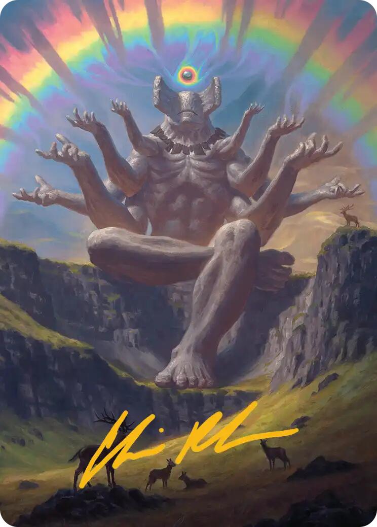 Transcendent Archaic Art Card (Gold-Stamped Signature) [Secrets of Strixhaven Art Series] | Jack's On Queen