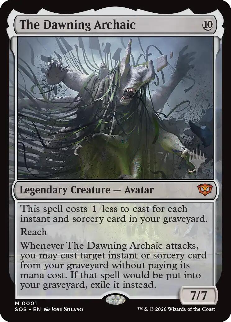 The Dawning Archaic [Secrets of Strixhaven Promos] | Jack's On Queen