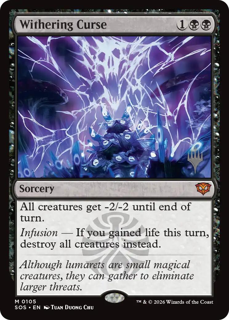 Withering Curse [Secrets of Strixhaven Promos] | Jack's On Queen