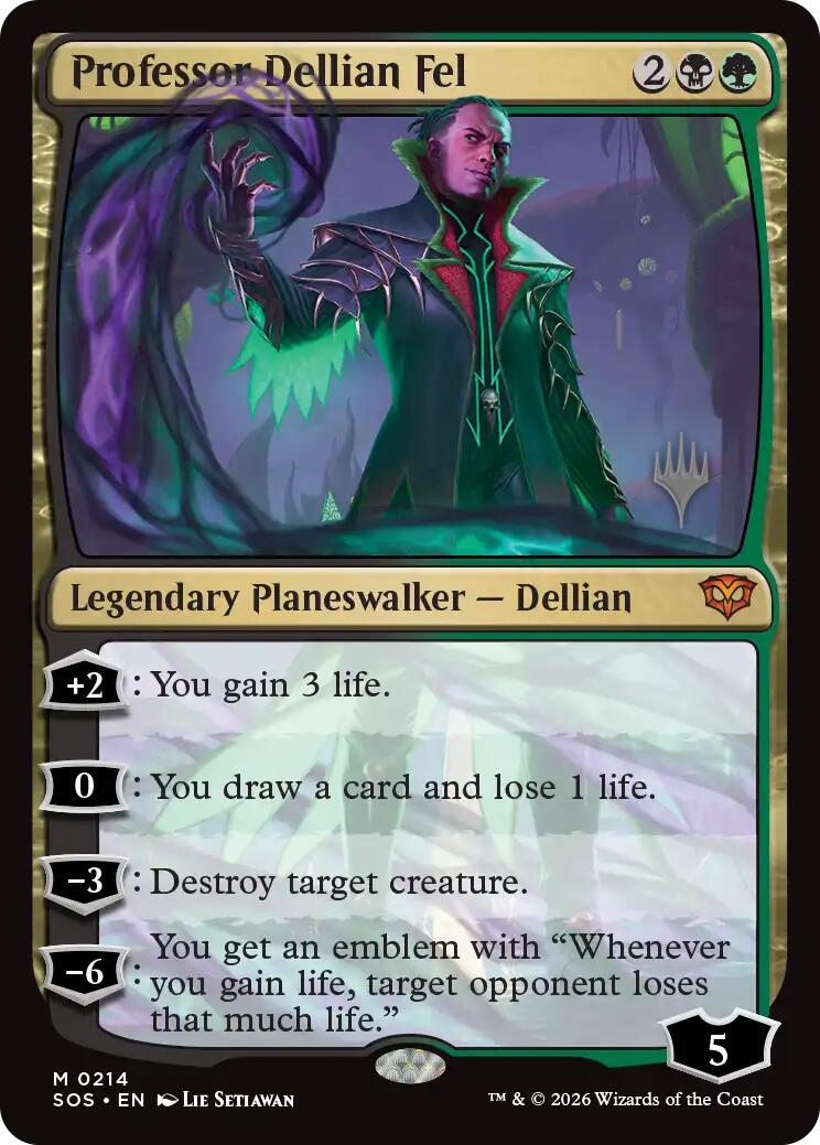 Professor Dellian Fel [Secrets of Strixhaven Promos] | Jack's On Queen