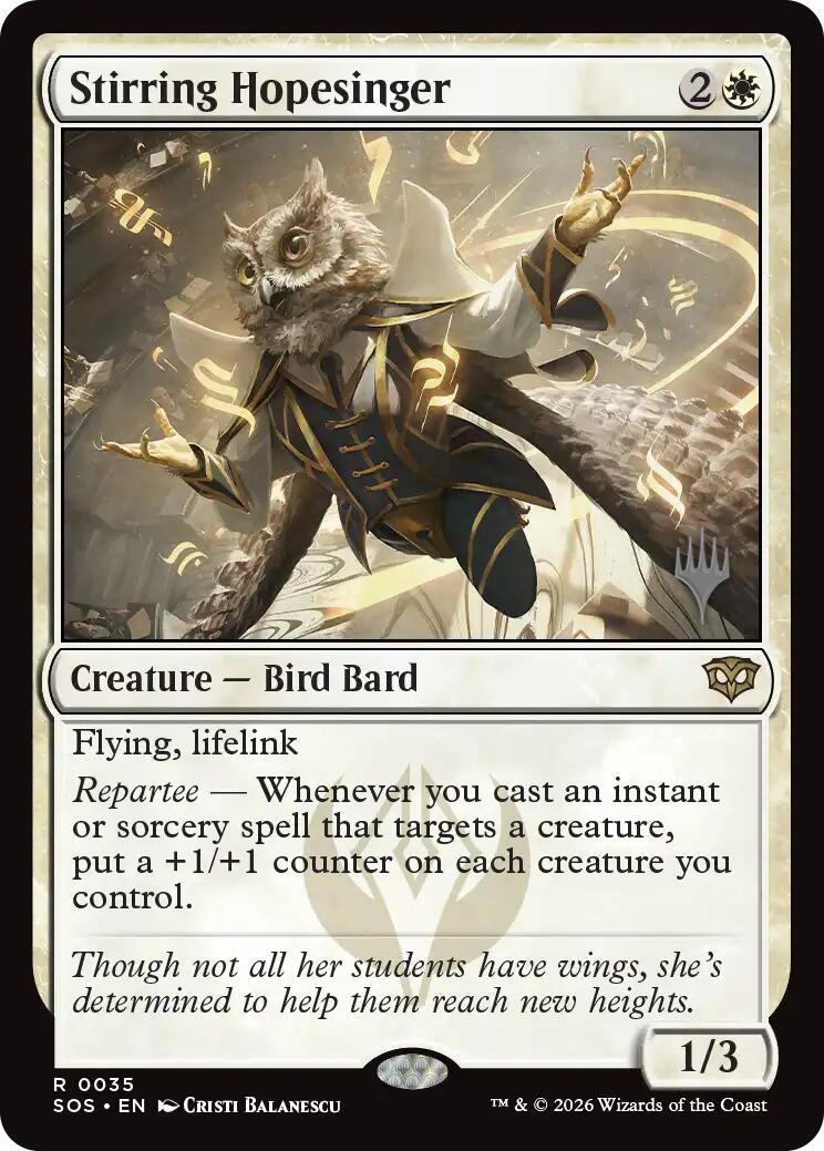 Stirring Hopesinger [Secrets of Strixhaven Promos] | Jack's On Queen