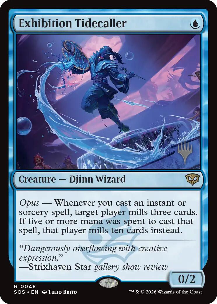 Exhibition Tidecaller [Secrets of Strixhaven Promos] | Jack's On Queen