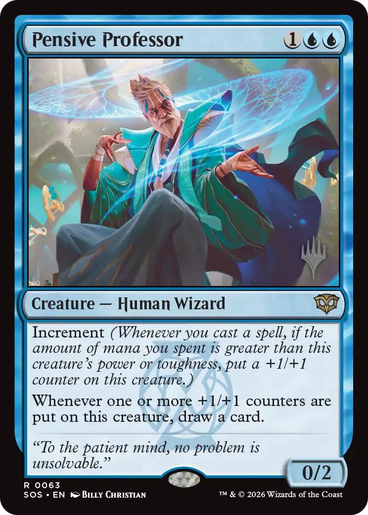 Pensive Professor [Secrets of Strixhaven Promos] | Jack's On Queen
