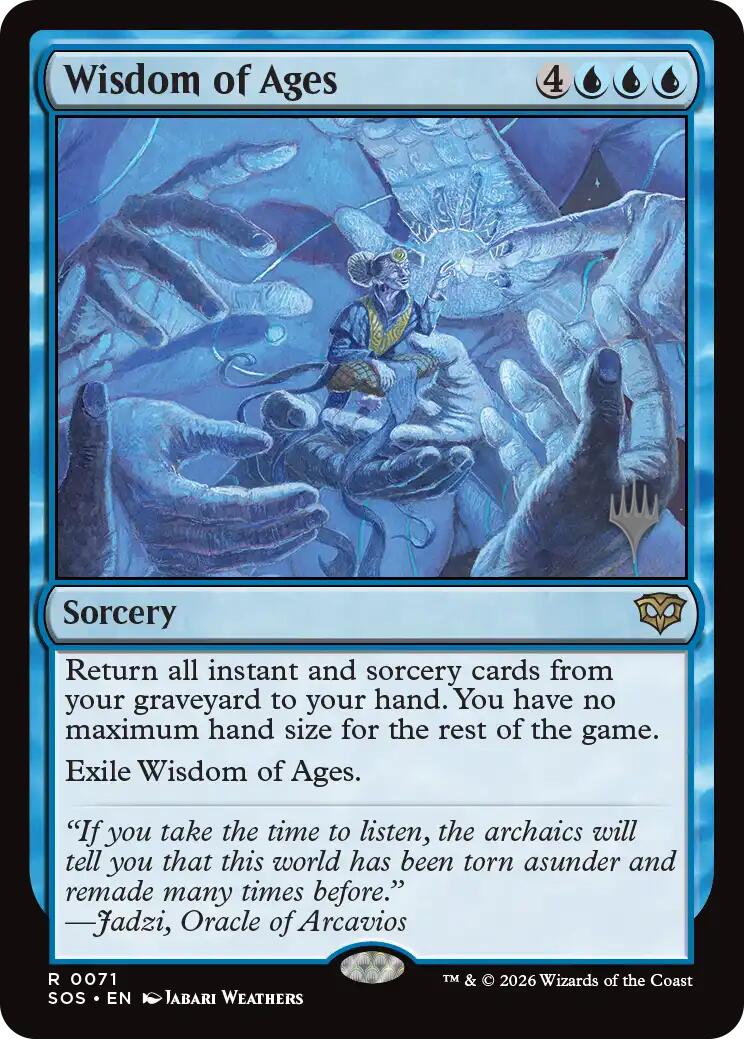 Wisdom of Ages [Secrets of Strixhaven Promos] | Jack's On Queen