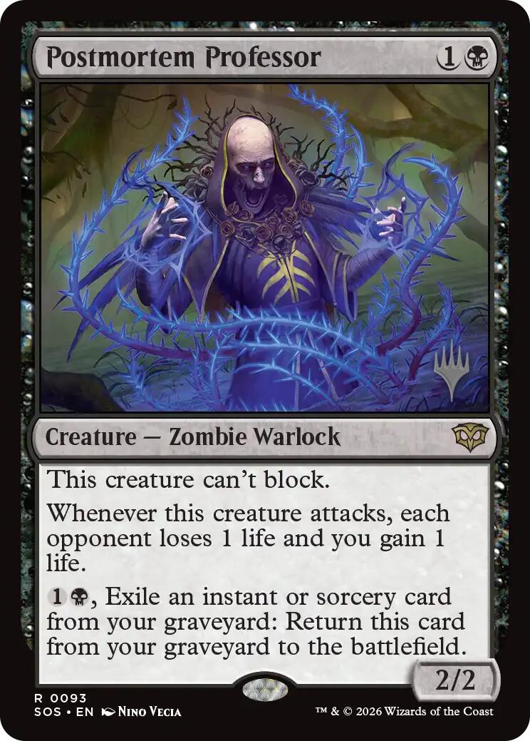 Postmortem Professor [Secrets of Strixhaven Promos] | Jack's On Queen
