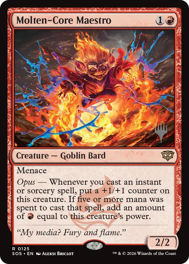 Molten-Core Maestro [Secrets of Strixhaven Promos] | Jack's On Queen