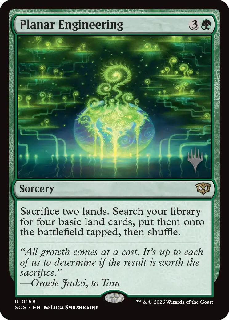 Planar Engineering [Secrets of Strixhaven Promos] | Jack's On Queen