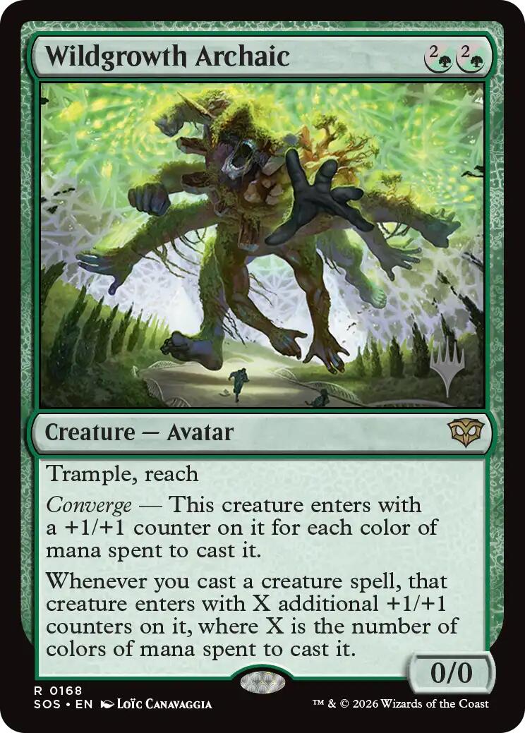 Wildgrowth Archaic [Secrets of Strixhaven Promos] | Jack's On Queen
