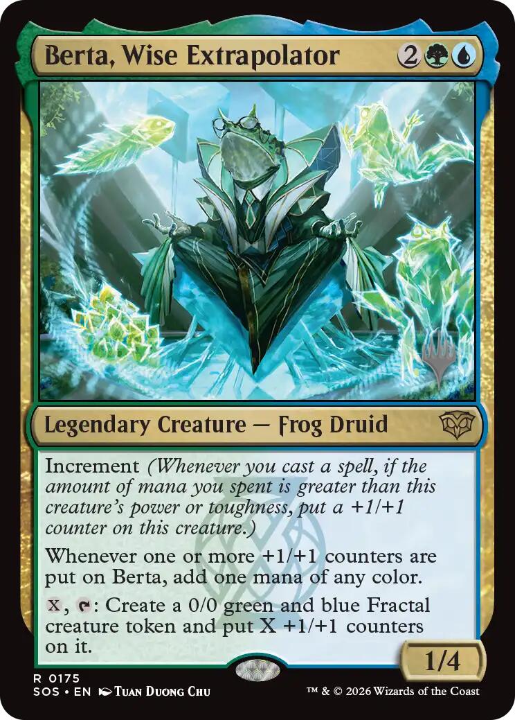Berta, Wise Extrapolator [Secrets of Strixhaven Promos] | Jack's On Queen
