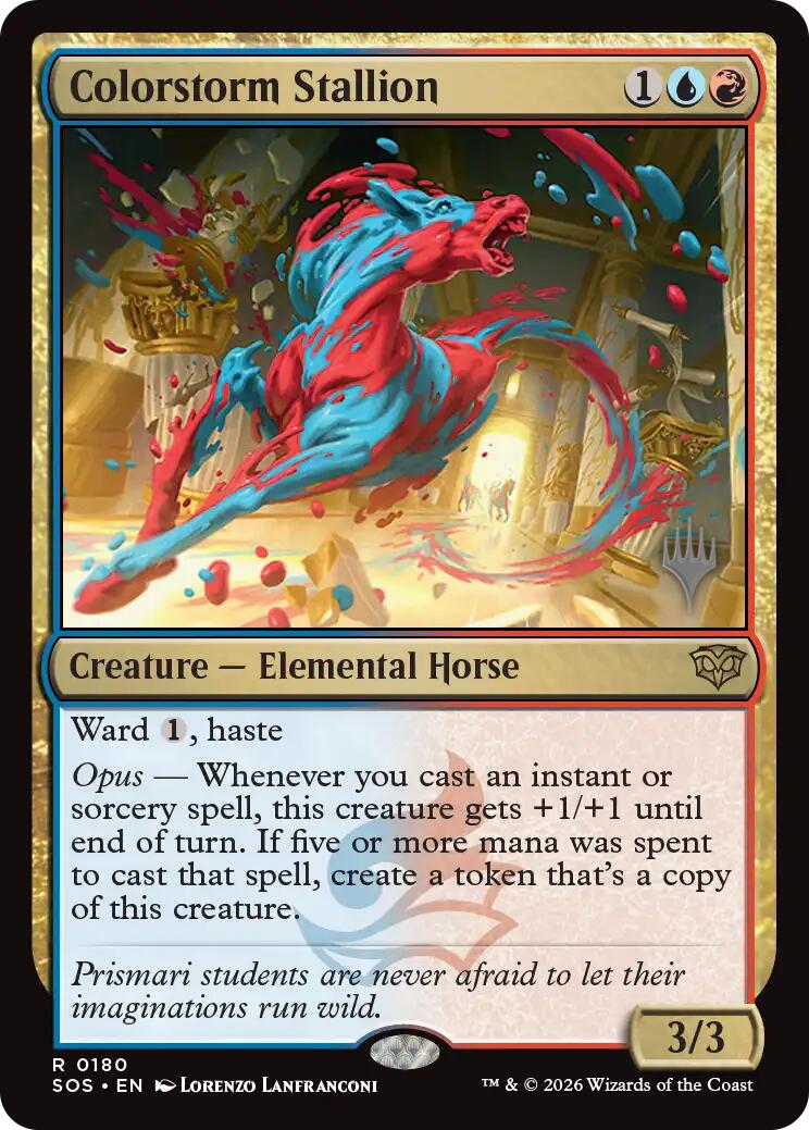 Colorstorm Stallion [Secrets of Strixhaven Promos] | Jack's On Queen