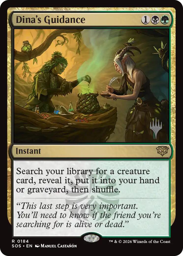 Dina's Guidance [Secrets of Strixhaven Promos] | Jack's On Queen