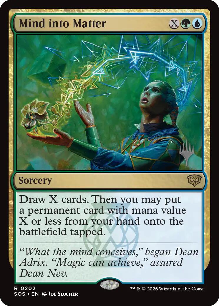 Mind into Matter [Secrets of Strixhaven Promos] | Jack's On Queen